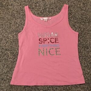 Victoria's Secret Pink Top with Glitter Accents